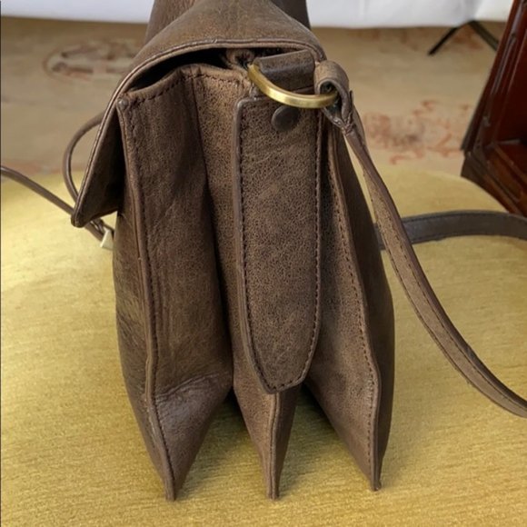 Botkier Valentina brown distressed leather shoulder bag - Picture 4 of 14